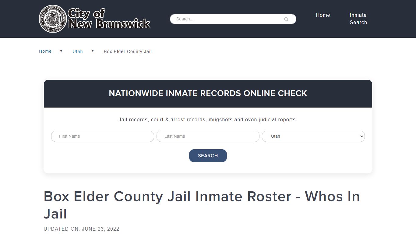 Box Elder County Jail Inmate Roster - Whos In Jail